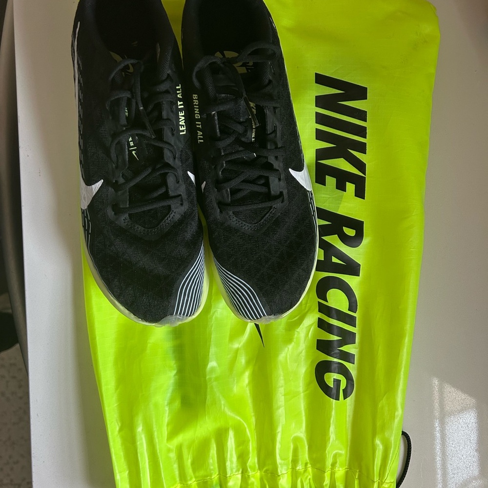 Nike Black and White Racing Running Shoes